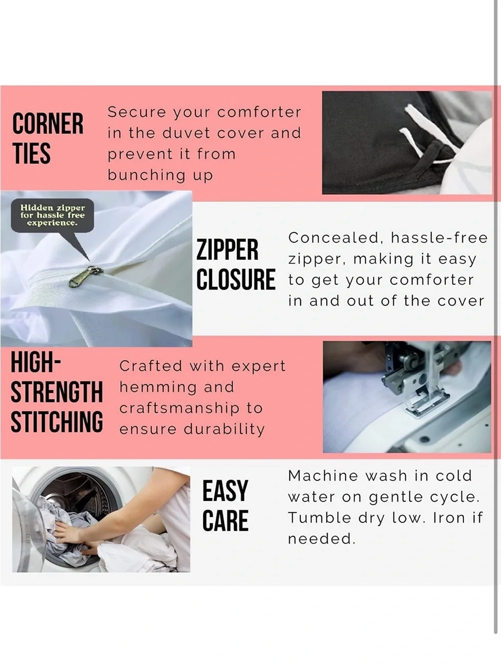 NEW Crown Collection Luxuriate Hotel 1000-TC Ultra Soft 100% Egyptian Cotton